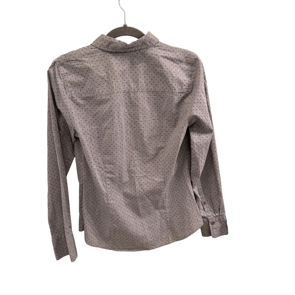 J. Crew Ladies Polka Dot Button Down Shirt